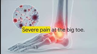 What Causes Gout | 3D Animation of Uric Acid Crystals Inside Your Joint