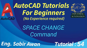 How To Use Change Space Command In AutoCAD | AutoCAD Tips & Tricks | @Awan181