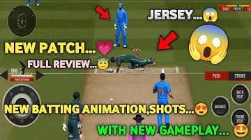 Real Cricket 20 New Patch With New Gameplay, New Animation, New Shots, Real Jersey & Many More..