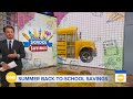 Back-to-school tax-free shopping dates outlook