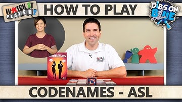 Codenames - WITH ASL - How To Play