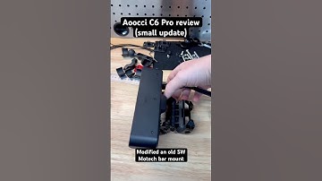 Update on the @aoocci2023 C6 Pro video & how to better mount it on the nav bar. Came up with this