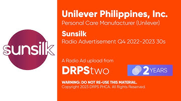 Sunsilk Radio Ad Q4 2022-2023 30s