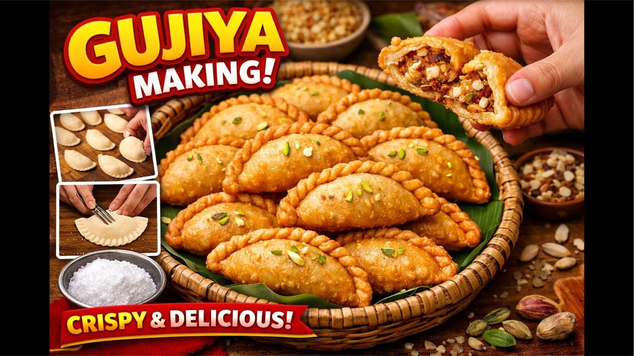 Crispy & Delicious Gujiya 😍 | Perfect Holi Special Recipe