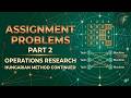 Assignment Problem | Part 2 | Hungarian Method | B.Sc Maths Hindi