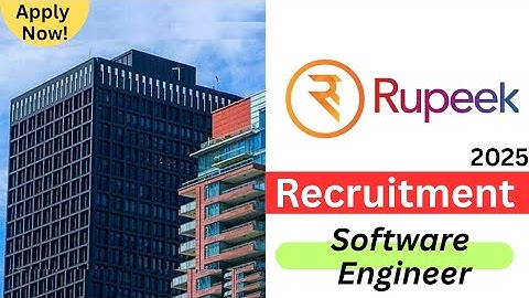 Rupeek Fintech Hiring 2025! | Software Engineer | Asap! 