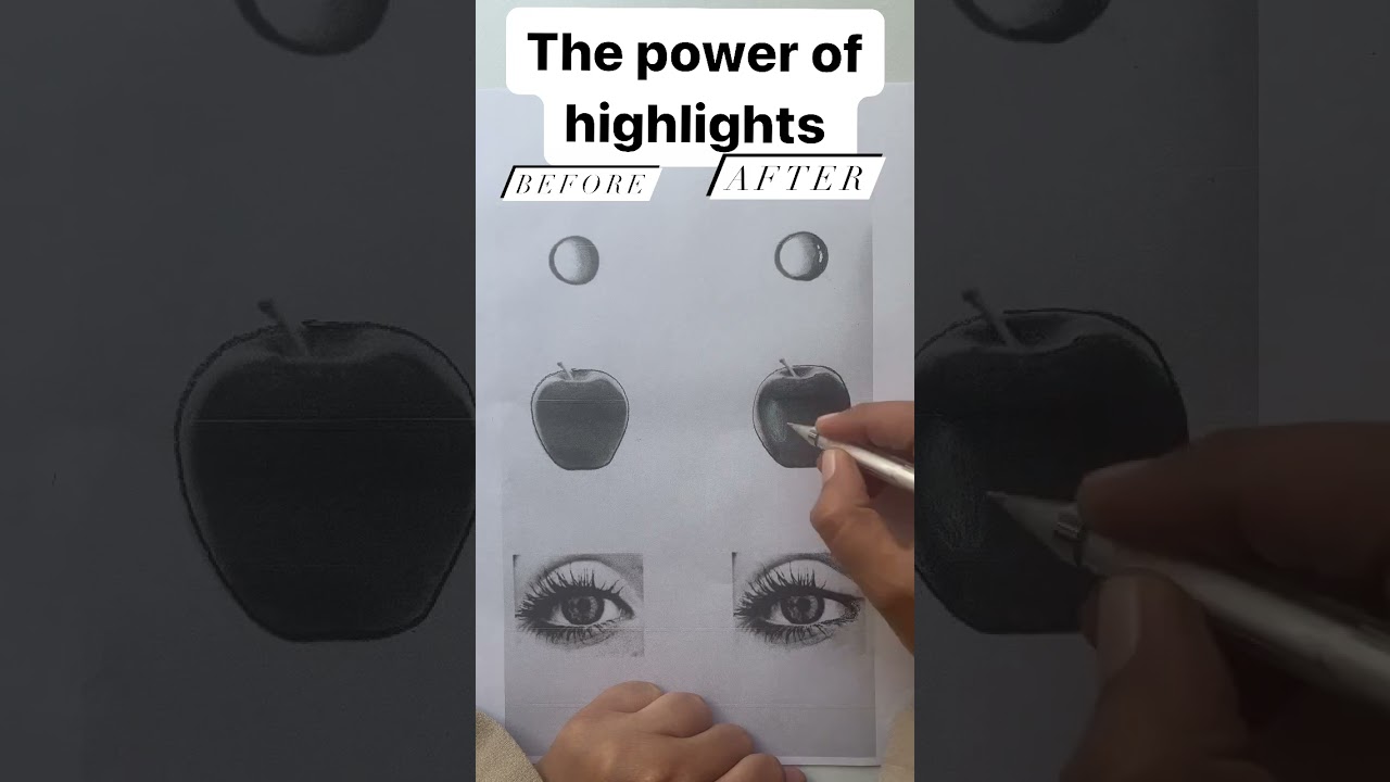 The Power of Highlight | Highlighting the Objects | Sketching Tips 