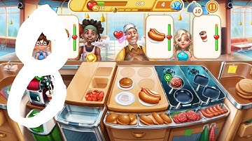 Cooking City - Walkthrough Gameplay Burger Shop Level 8 (IOS/Android)
