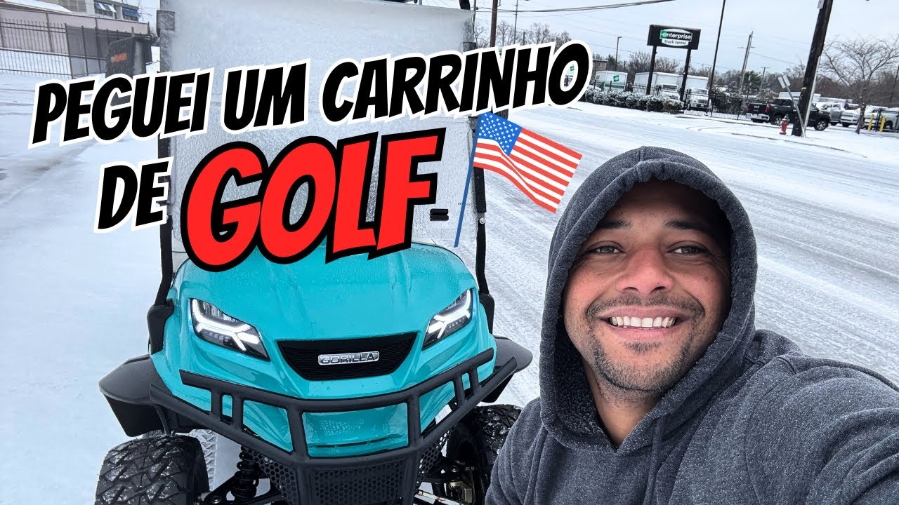 "ERA SÓ OQUE ME FALTAVA, LEVANDO UM CARRINHO DE GOLF NA CEGONHA KKK"