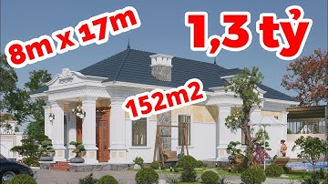 Mẫu biệt thự 1 tầng mái nhật, tân cổ điển | Không gian nghỉ dưỡng sân vườn mơ ước 2025