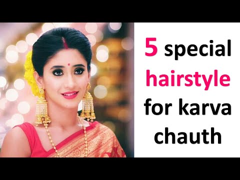 karwa chauth look for newly married | Red saree wedding, Saree blouse  designs latest, Saree look
