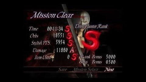 Devil May Cry 3 SE HD DMD Mission 12 S Rank Clear