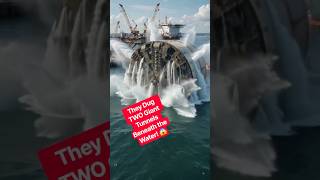 They Dug TWO Giant Tunnels Beneath the Water! 😱 #shorts #UnderwaterTunnel #februburied #sumnertunnel