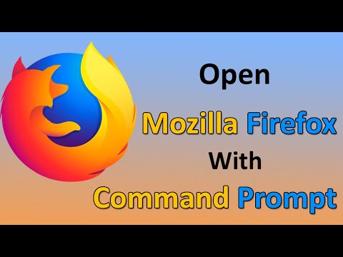 How to open Mozilla Firefox with command prompt \\ Smart Enough