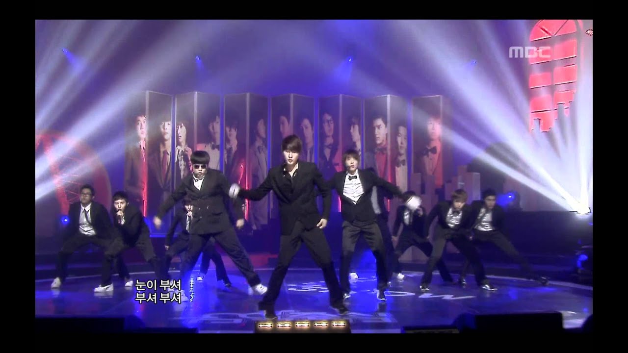 Super Junior - Sorry Sorry, 슈퍼주니어 - 쏘리 쏘리, Music Core 20090411