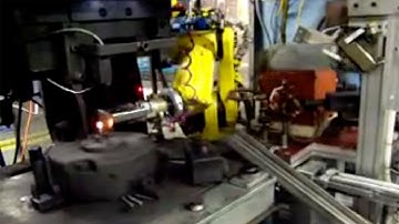 Weldon Solutions Robotic Automation in a Forging Press
