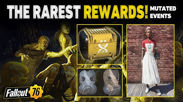 RAREST REWARDS From Mutated Events in Fallout 76!