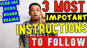 Hack ICSE/ISC 2023 Board Exams to Score Marks upto 100% | 3 Most Important CISCE