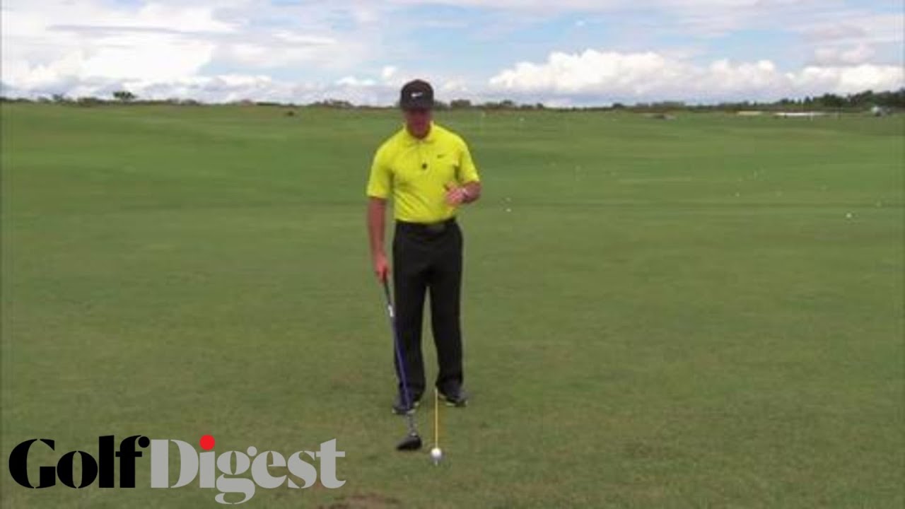 Sean Foley on How to Hit Down on the Ball With Your Driver Golf Lessons Golf Digest YouTube