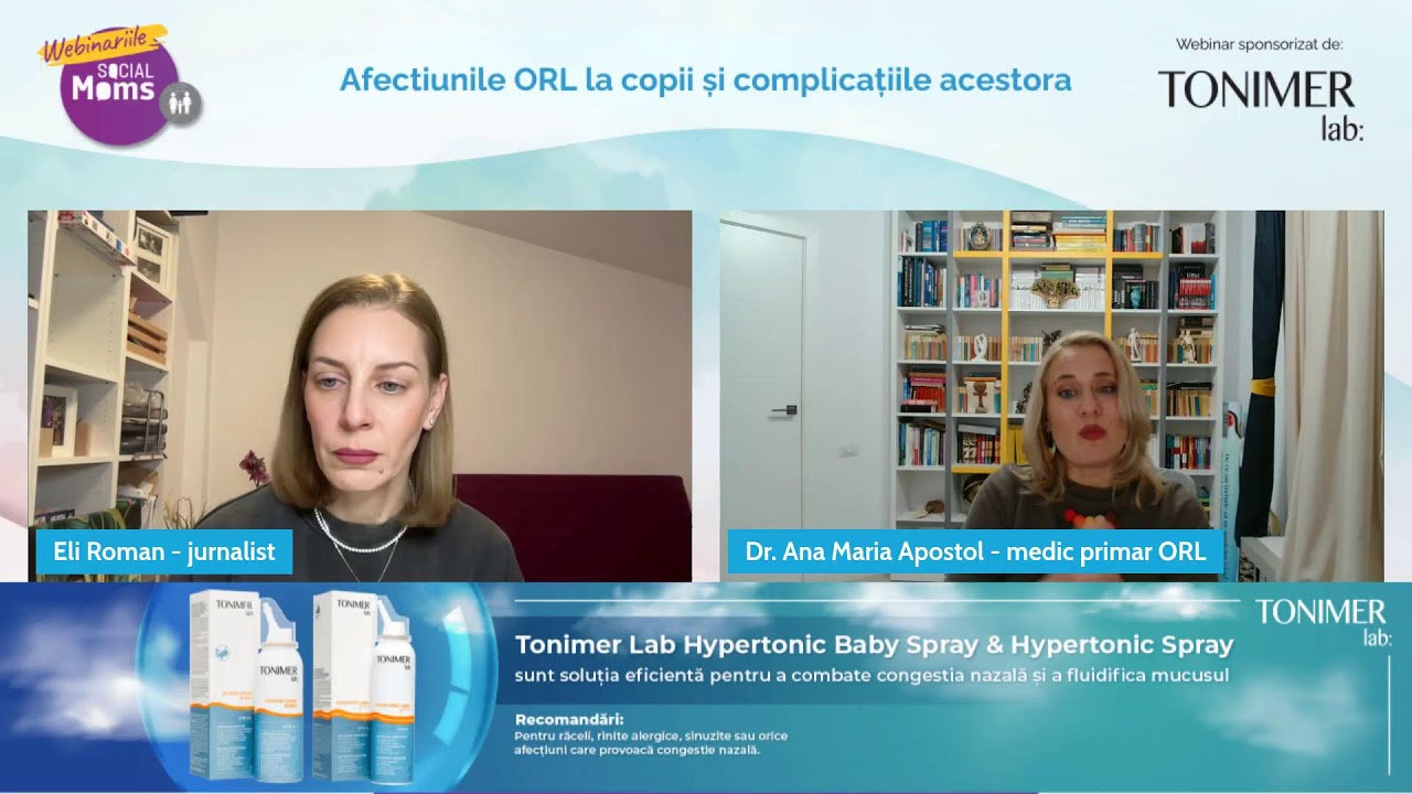 Afecțiunile ORL la copii și complicațiile acestora