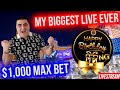 🔴 $1,000 MAX BET Live Stream! High Rolling In Las Vegas Casino