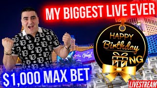 🔴 $1,000 MAX BET Live Stream! High Rolling In Las Vegas Casino screenshot 4