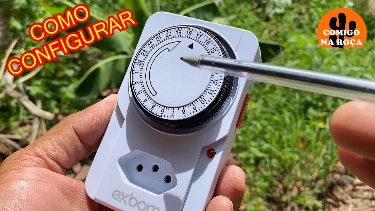 COMO PROGRAMAR UM TIMER ANALÓGICO