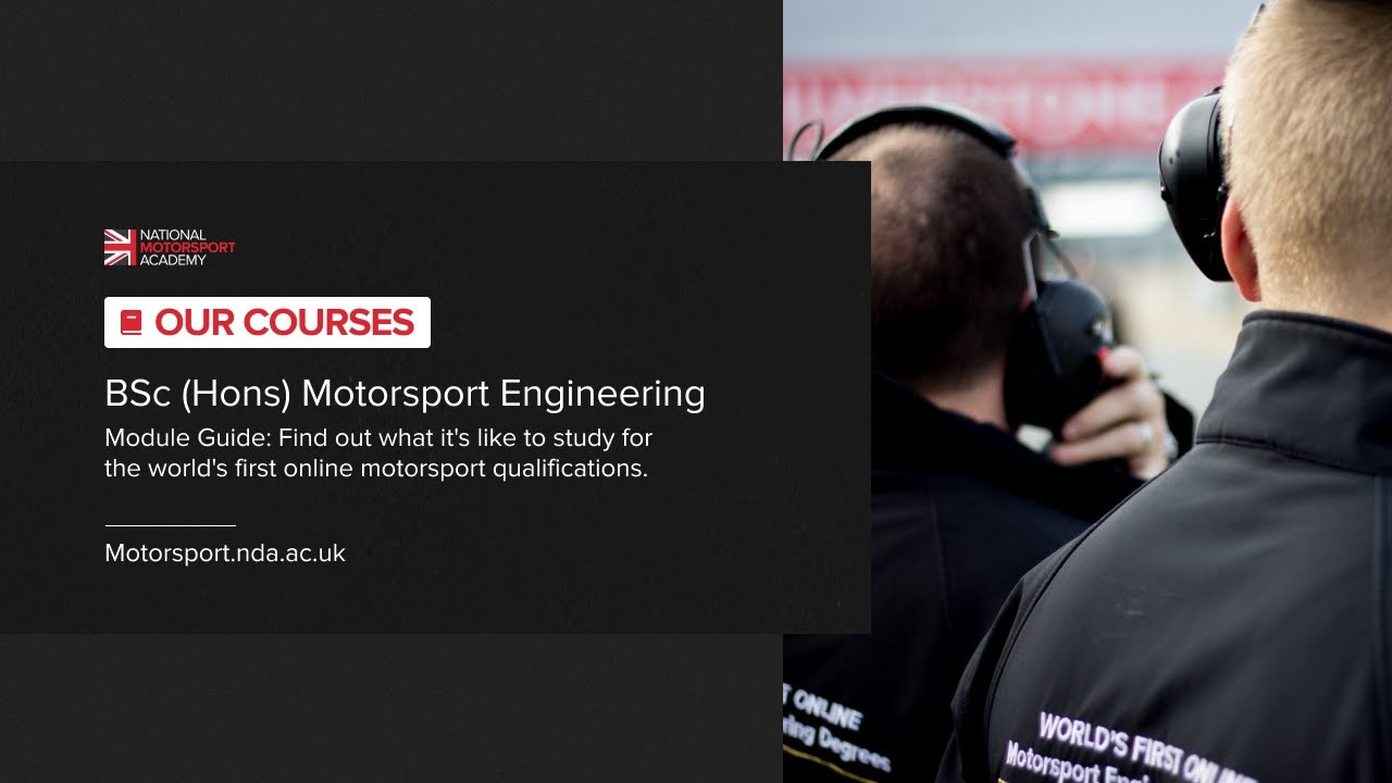 Course: BSc (Hons) Motorsport Engineering Degree - YouTube