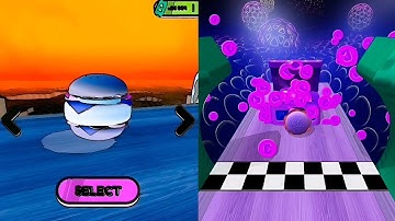 Going Balls Android Game Vs Reverse Video Gameplay SpeedRun #907