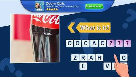 Zoom Quiz: Close Up Pics Game, Guess the Word | Landscape