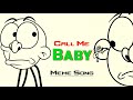 Call me baby remix  4k meme  rico animation x music zone  best funny song  baby song 2023