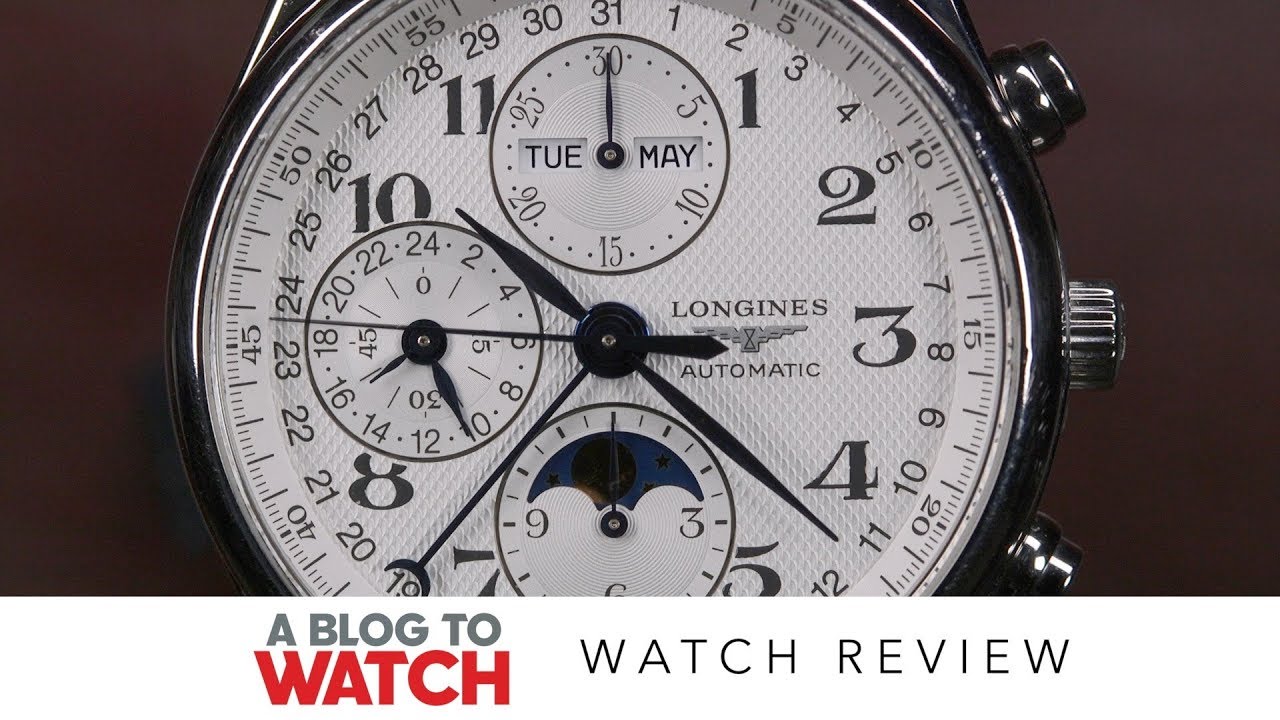 Longines Master Collection Chronograph With Moonphase Watch Review | aBlogtoWatch