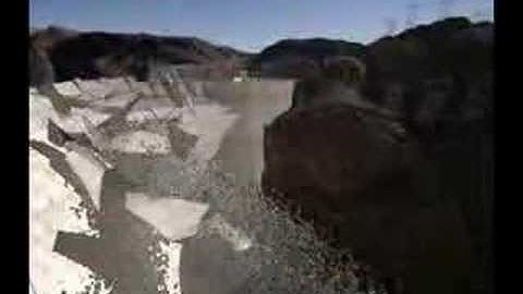 Hoover Dam break simulation - final render