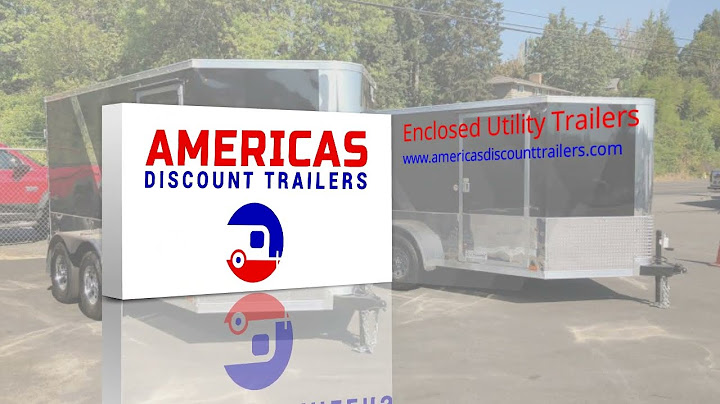 Used enclosed utility trailers for sale by owner near me