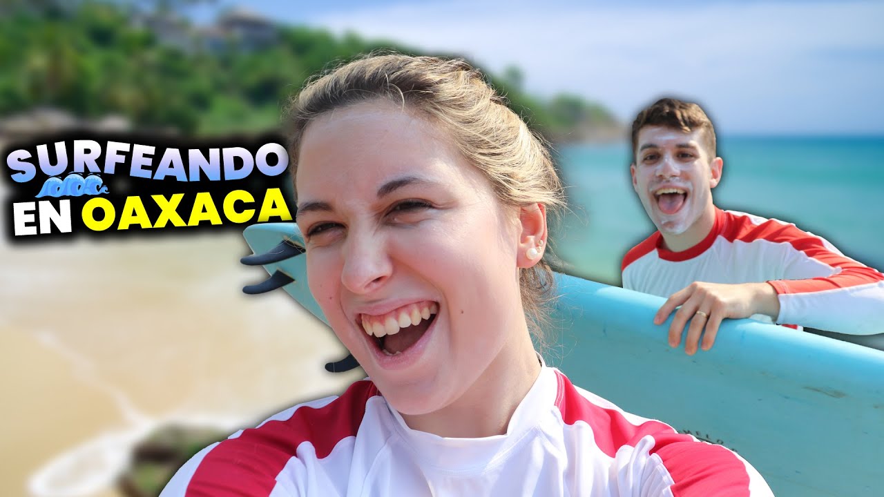 ESPAÑOLES SURFEAN EN LA PLAYA MAS HERMOSA Y PELIGROSA DE MÉXICO (ME DESMAYO DEL CANSANCIO)