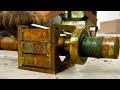 Genius boy  project to restore machines from scrapyard  masterpiece of mechanical engineer