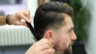 HIGH VOLUME - Modern Quiff. Men´s Hairstyle