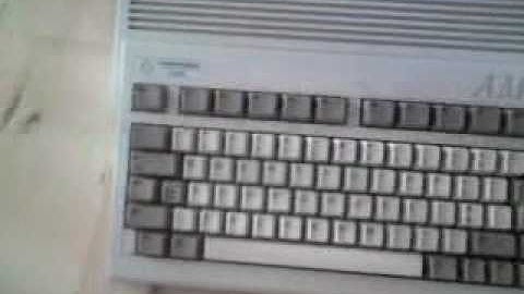Amiga 600 Up and running after 10 years of no use.