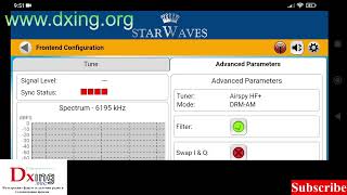 6195 kHz DRM Maths Lesson from UK transmitted to Gambia, received in Bulgaria NO AUDIO