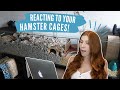 Reacting to my Subscribers Hamster Cages
