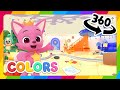 360° Pinkfong and Hogi House Tour | VR 360 | @Hogi & Pinkfong! Playground: ABCs, Colors&Numbers