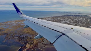 [4K] - Full Flight - Scandinavian Airlines - Airbus A320-251N - GVA-CPH - EI-SCB - SK1610 - IFS 865