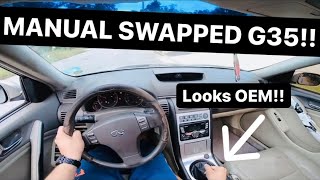 I MANUAL SWAPPED MY G35!