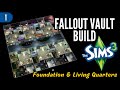 Building a Fallout Vault in the Sims 3 | Part 1: Foundation & Living Quarters