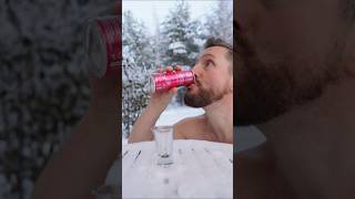 Winter edition redbull + ?❄️??? ASMR eating in winter wonderland