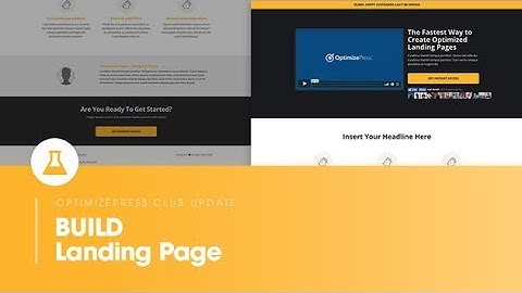 OptimizePress Club: Build - Landing Page Template