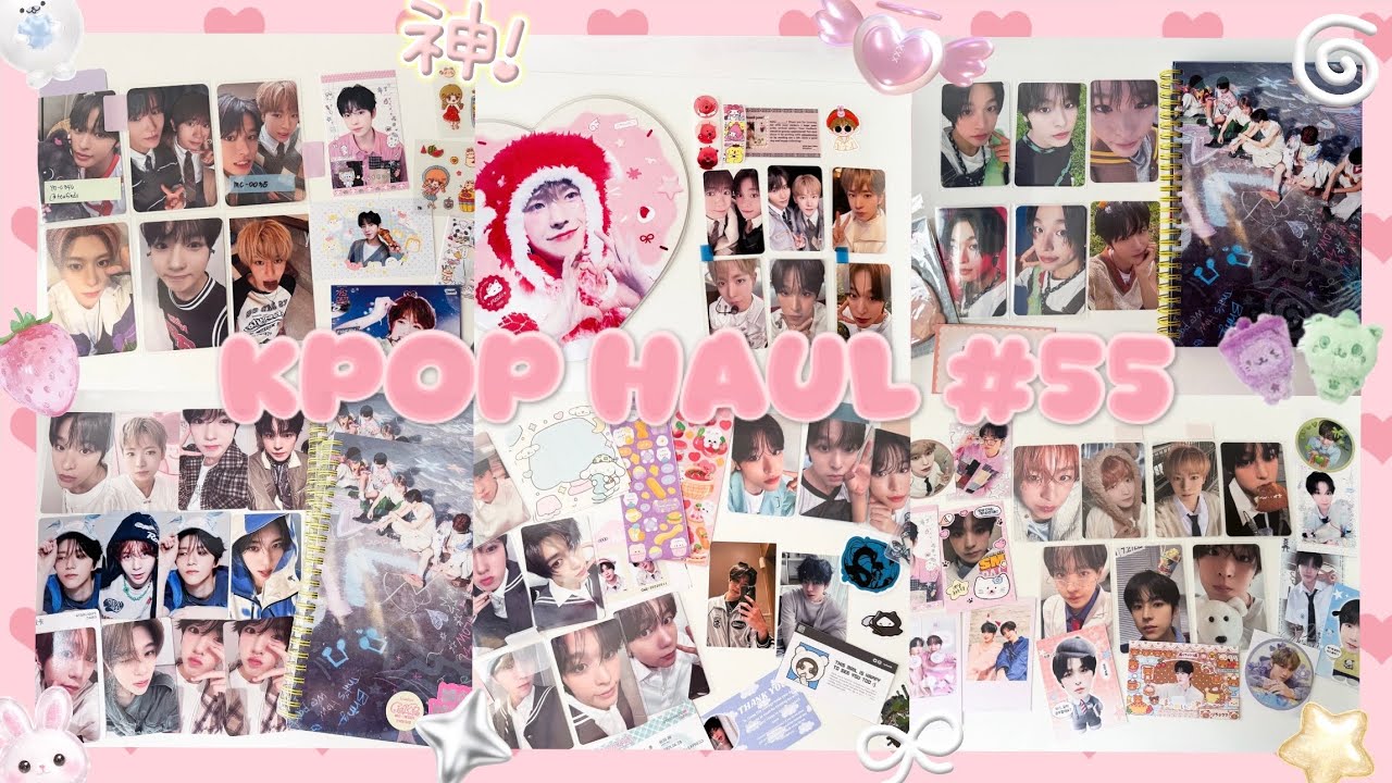 [kpop haul #55] unboxing nct wish dolls, uchiwa, albums, and photocards! ₍^. .^₎⟆ ⊹ ࣪ ˖