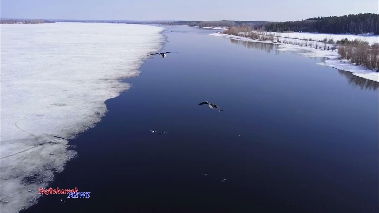 Река кама весной Река кама весной