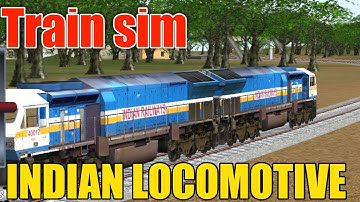 INDIAN TRAIN SIMULATOR | WDP 4 LOCOMOTIVE | TRAIN SIM | INDIAN RAILWAY