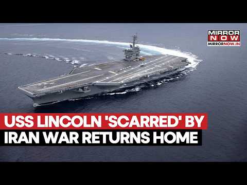 USS Lincoln Returns From Iran War MISSION! Peeling Paint, Rust Streaks Shock Families In San Diego
